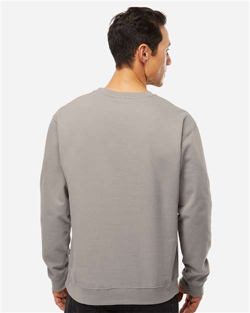 Independent Trading Co. SS3000 Midweight Crewneck Sweatshirt - Cement - model back