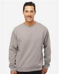 Independent Trading Co. SS3000 Midweight Crewneck Sweatshirt - Cement - model front