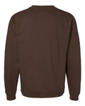Independent Trading Co. SS3000 Midweight Crewneck Sweatshirt - Brown - back