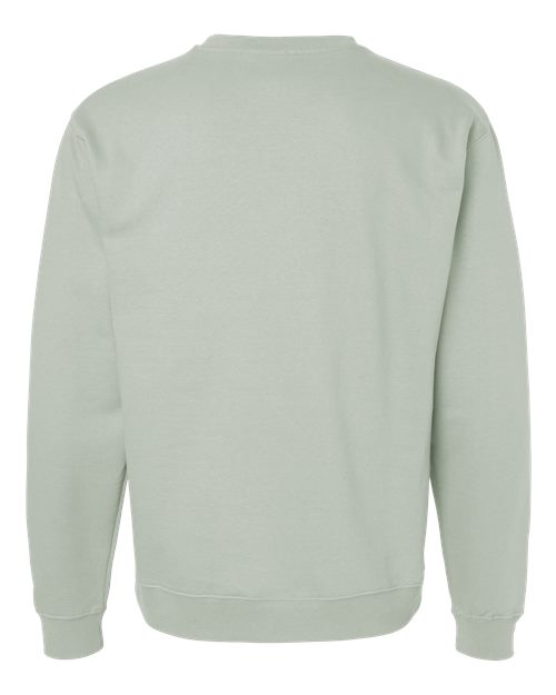 Independent Trading Co. SS3000 Midweight Crewneck Sweatshirt - Dusty Sage - back