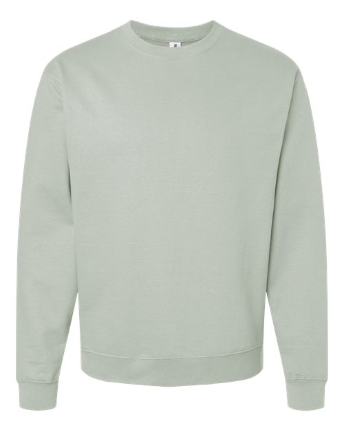 Independent Trading Co. SS3000 Midweight Crewneck Sweatshirt - Dusty Sage - flat front