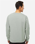 Independent Trading Co. SS3000 Midweight Crewneck Sweatshirt - Dusty Sage - model back