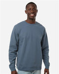 Independent Trading Co. SS3000 Midweight Crewneck Sweatshirt - Storm Blue - model front