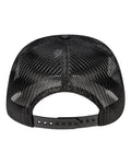 Pukka 5000M Rudder Five-Panel Cap - Black - back