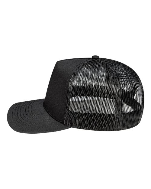 Pukka 5000M Rudder Five-Panel Cap - Black - side
