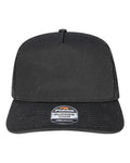 Pukka 5000M Rudder Five-Panel Cap - Black - front