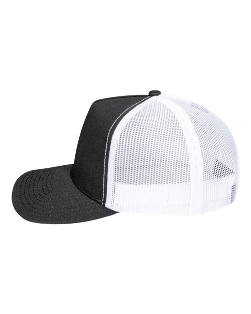Pukka 5000M Rudder Five-Panel Cap - Black/ White - side