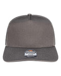 Pukka 5000M Rudder Five-Panel Cap - Charcoal - front