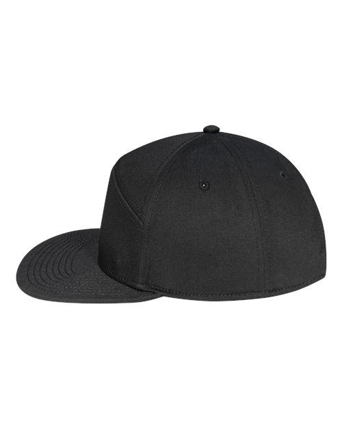 Pukka 7001P Tradesman Hybrid Six-Panel Cap - Black - side