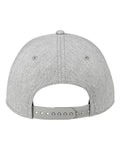 Pukka 7001P Tradesman Hybrid Six-Panel Cap - Grey Heather - back