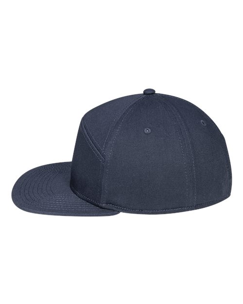 Pukka 7001P Tradesman Hybrid Six-Panel Cap - Navy - side