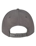 Pukka 7001P Tradesman Hybrid Six-Panel Cap - Charcoal - back