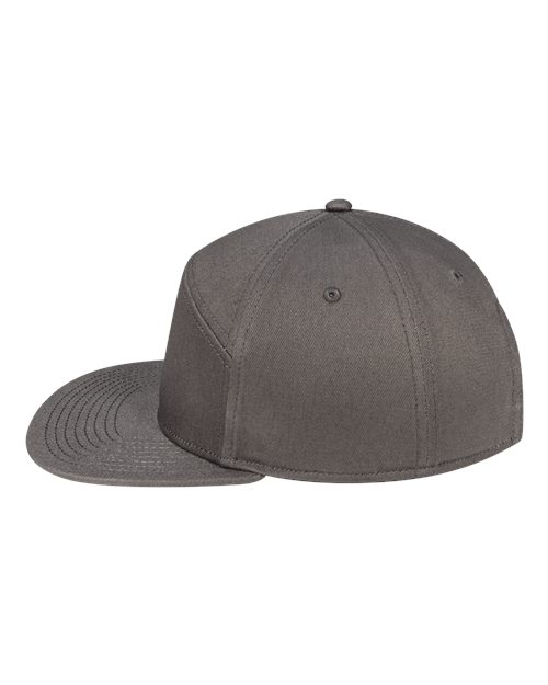 Pukka 7001P Tradesman Hybrid Six-Panel Cap - Charcoal - side