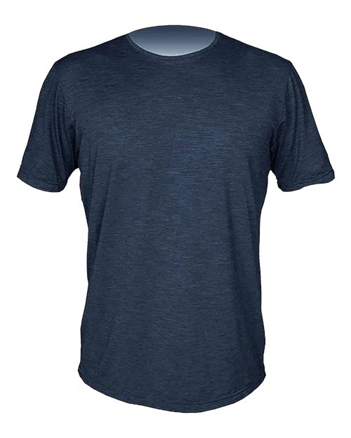 ANETIK MVLPRS8 Men's Low Pro Tech T-Shirt - Midnight Heathered - front