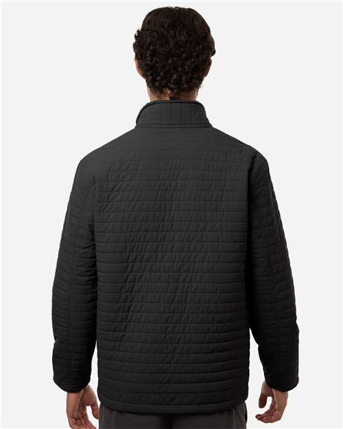 DRI DUCK 5304 Men's Keystone Full-Zip Jacket - Black - model back