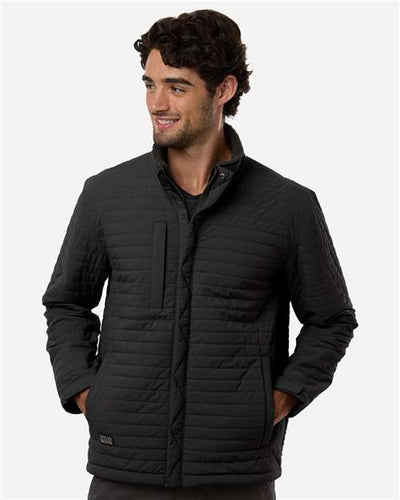 DRI DUCK 5304 Men's Keystone Full-Zip Jacket - Black - model front