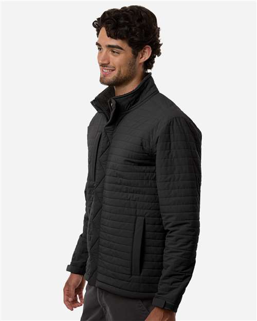 DRI DUCK 5304 Men's Keystone Full-Zip Jacket - Black - model side