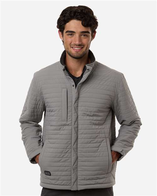 DRI DUCK 5304 Men's Keystone Full-Zip Jacket - Grey - model front