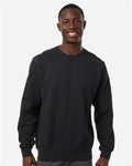 DRI DUCK 7202 Men's Granite Crewneck Pullover - Black - model front