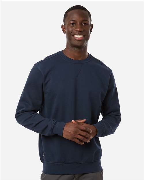 DRI DUCK 7202 Men's Granite Crewneck Pullover - Navy - model front