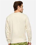 LAT 6925 Unisex Elevated Fleece Crewneck Sweatshirt - Natural - model back