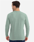 Next Level 6211 Unisex CVC Long Sleeve T-Shirt - Heather Seafoam - model back