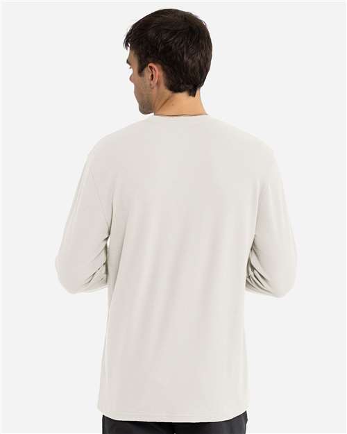 Next Level 8211 Unisex Ideal Thermal Long Sleeve T-Shirt - Bone - model back
