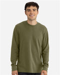 Next Level 8211 Unisex Ideal Thermal Long Sleeve T-Shirt - Military Green - model front