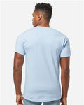 Tultex 290 Unisex Heavyweight Jersey T-Shirt - Baby Blue - model back
