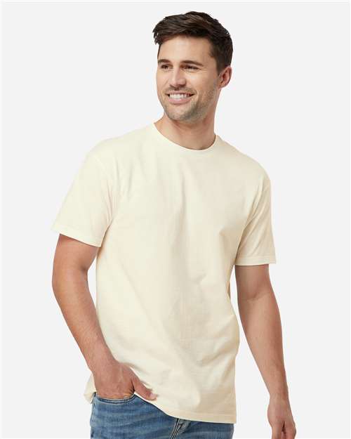 Tultex 290 Unisex Heavyweight Jersey T-Shirt - Natural - model front