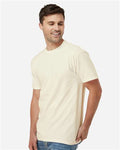 Tultex 290 Unisex Heavyweight Jersey T-Shirt - Natural - model side