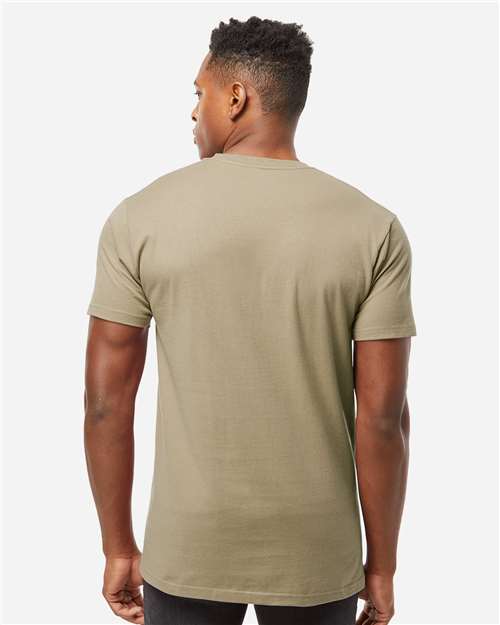 Tultex 290 Unisex Heavyweight Jersey T-Shirt - Sand - model back