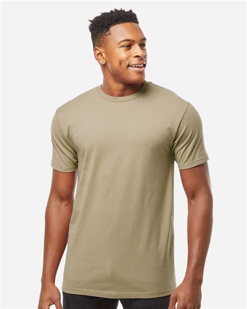 Tultex 290 Unisex Heavyweight Jersey T-Shirt - Sand - model front