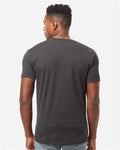 Tultex 293 Unisex Heavyweight Jersey Pocket T-Shirt - Charcoal - model back