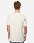 Tultex 293 Unisex Heavyweight Jersey Pocket T-Shirt - Natural - model back