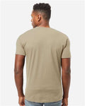 Tultex 293 Unisex Heavyweight Jersey Pocket T-Shirt - Sand - model back
