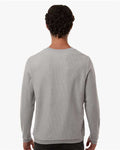 Boxercraft D02 Unisex Corded Crewneck Sweatshirt - Oxford - model back