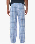 Boxercraft BM6624 Men's Harley Flannel Pants - Sky Blue Carnegie Plaid - model back