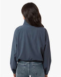 Boxercraft BW5204 Women's Stretch Woven Quarter-Zip Pullover - Castlerock - model back
