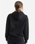 TriDri TD602 Unisex Jamie Recycled Hooded Sweatshirt - Black - model back