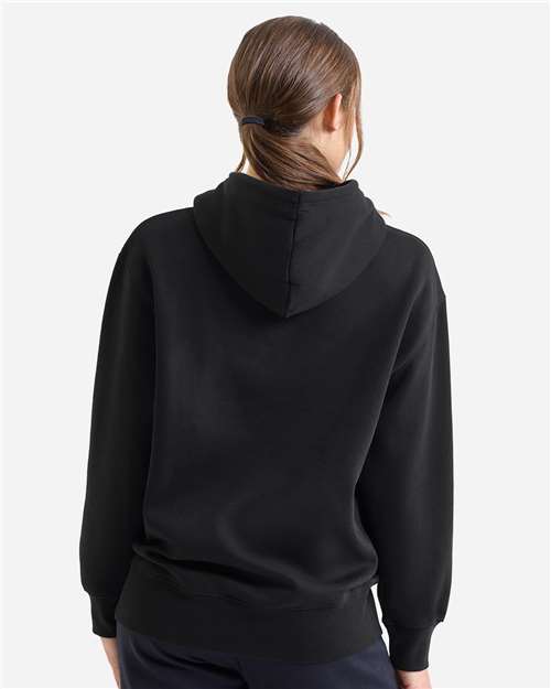 TriDri TD602 Unisex Jamie Recycled Hooded Sweatshirt - Black - model back