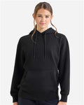 TriDri TD602 Unisex Jamie Recycled Hooded Sweatshirt - Black - model front
