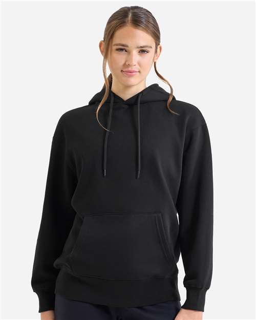 TriDri TD602 Unisex Jamie Recycled Hooded Sweatshirt - Black - model front