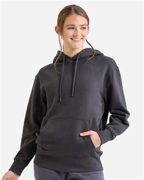 TriDri TD602 Unisex Jamie Recycled Hooded Sweatshirt - Charcoal - model front