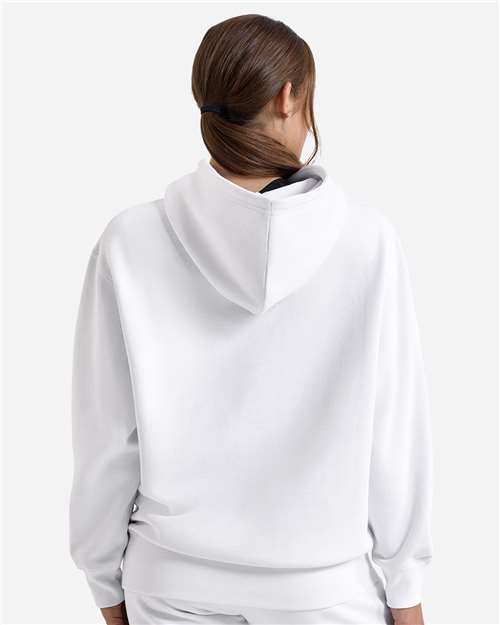 TriDri TD602 Unisex Jamie Recycled Hooded Sweatshirt - White - model back
