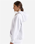 TriDri TD602 Unisex Jamie Recycled Hooded Sweatshirt - White - model side