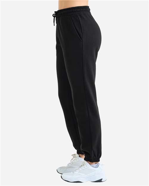 TriDri TD605 Unisex Jamie Recycled Joggers - Black - model side