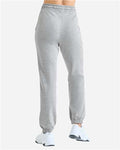 TriDri TD605 Unisex Jamie Recycled Joggers - Heather Grey - model back