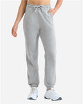 TriDri TD605 Unisex Jamie Recycled Joggers - Heather Grey - model front
