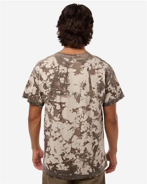 Colortone 1275 Unisex Iced T-Shirt - Iced Beige - model back